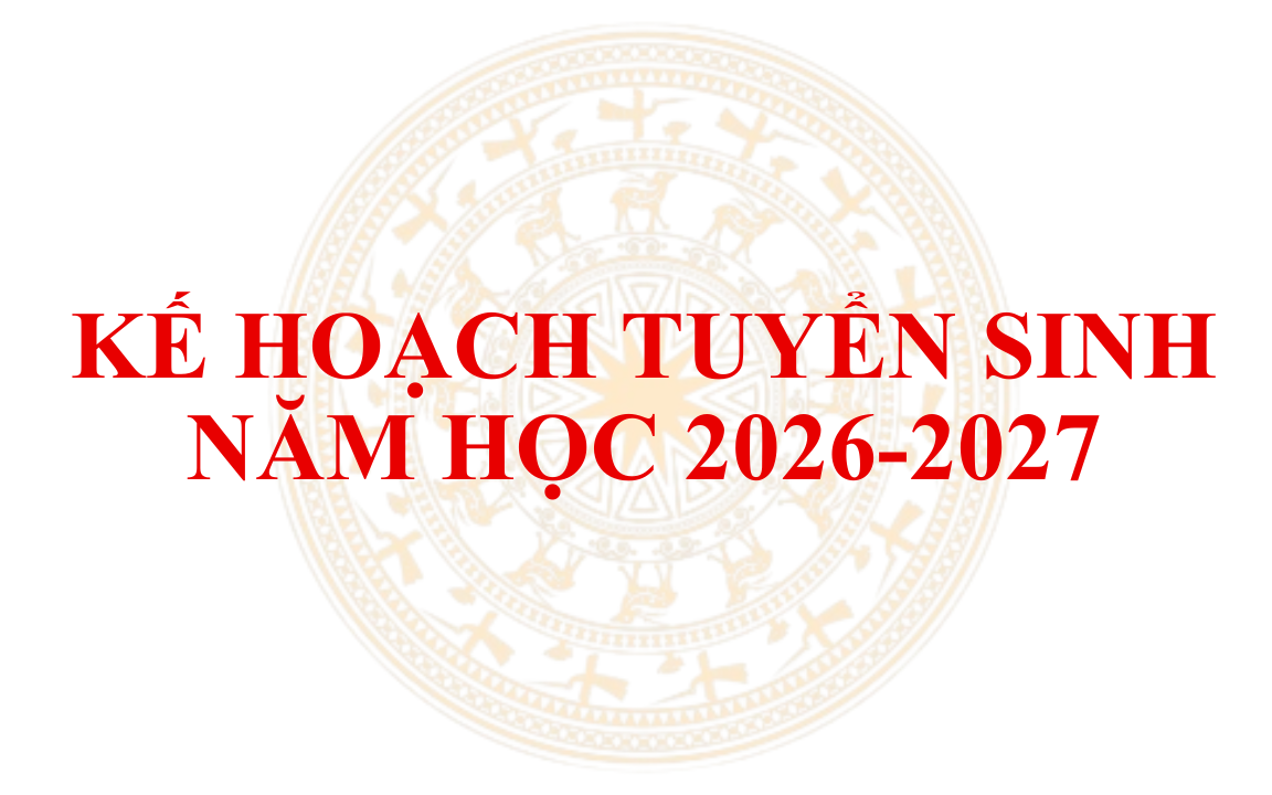 UBND phường Thanh Xuân ban hành Kế hoạch tuyển sinh vào các trường mầm non, lớp 1 và lớp 6 năm học 2026-2027