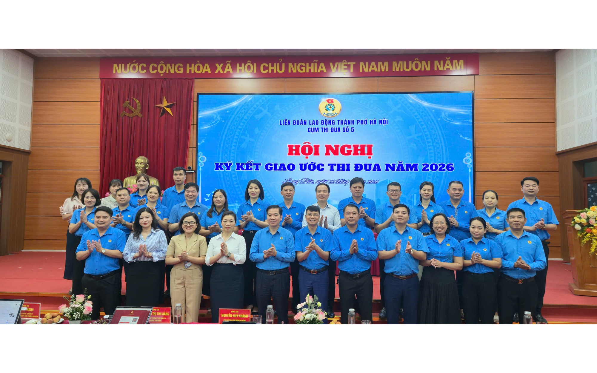 Tháng Công nhân năm 2026: Công đoàn phường Long Biên đẩy mạnh chăm lo, bảo vệ quyền lợi người lao động