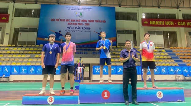Hoài Đức gặt hái nhiều thành tích nổi bật tại Giải thể thao học sinh phổ thông Thành phố Hà Nội năm học 2025-2026- Ảnh 3.