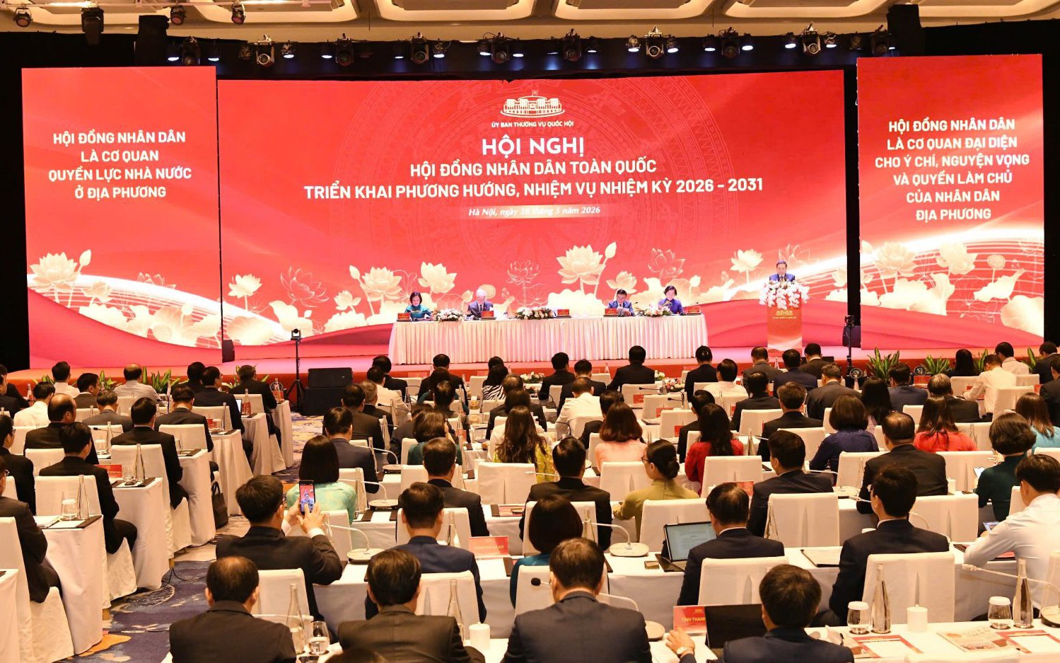 Khai mạc Hội nghị Hội đồng nhân dân toàn quốc triển khai nhiệm vụ nhiệm kỳ 2026 – 2031