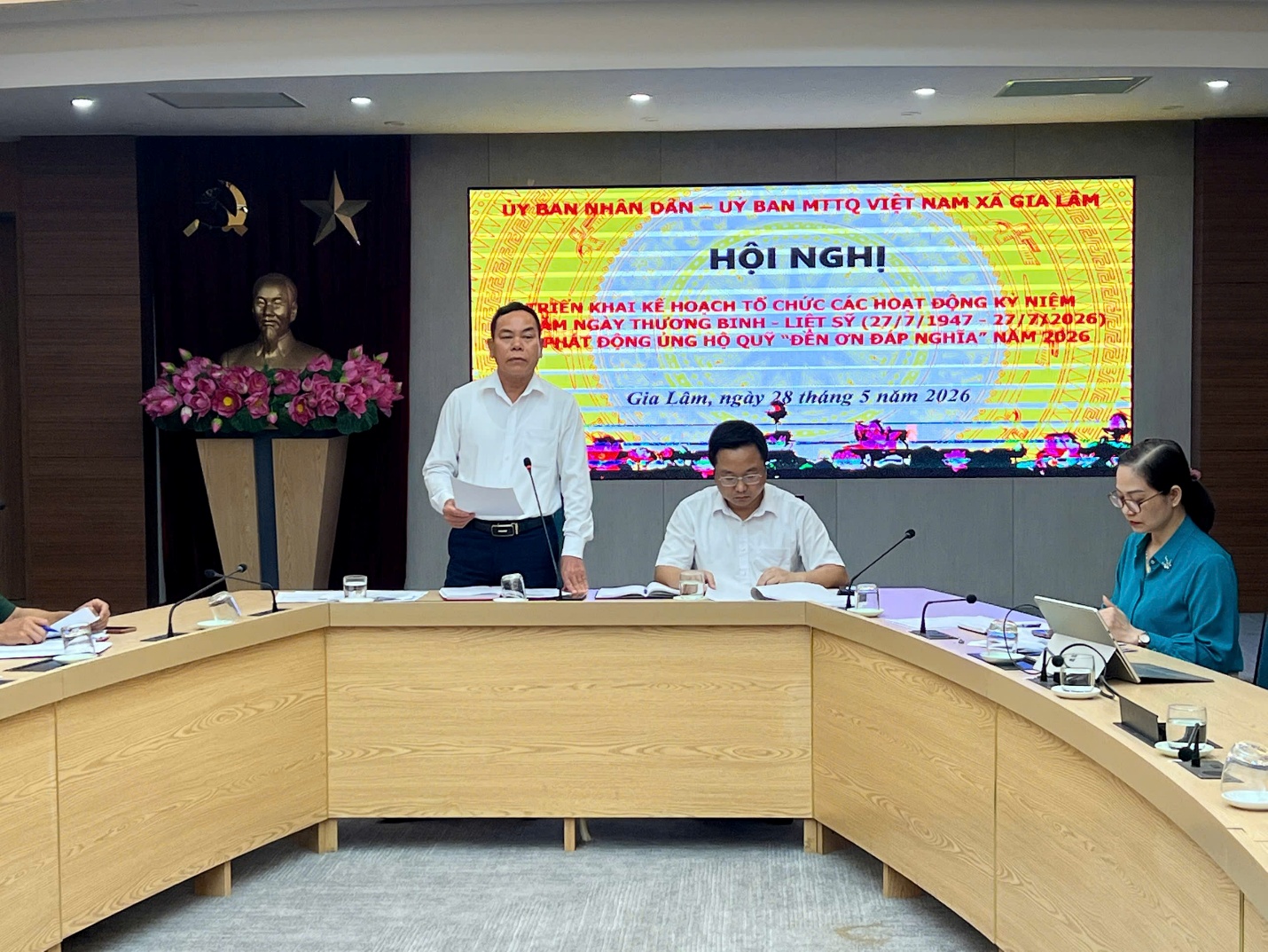 Xã Gia Lâm triển khai các hoạt động kỷ niệm 79 năm Ngày Thương binh - Liệt sĩ, phát động Quỹ “Đền ơn đáp nghĩa” và hoạt động hè năm 2026- Ảnh 3.