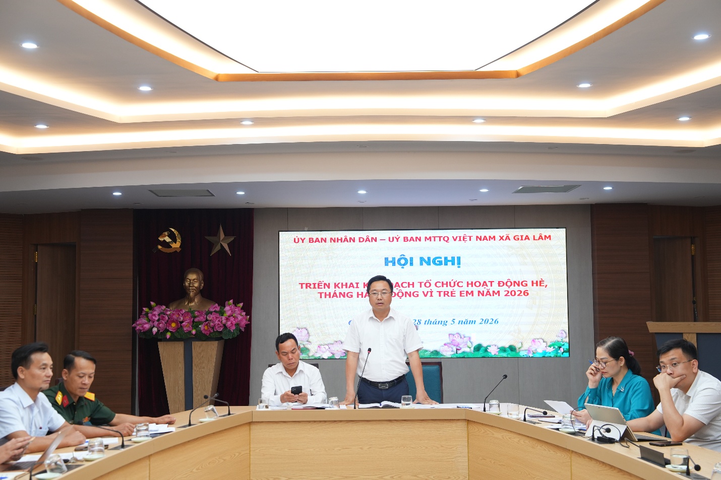 Xã Gia Lâm triển khai các hoạt động kỷ niệm 79 năm Ngày Thương binh - Liệt sĩ, phát động Quỹ “Đền ơn đáp nghĩa” và hoạt động hè năm 2026- Ảnh 4.