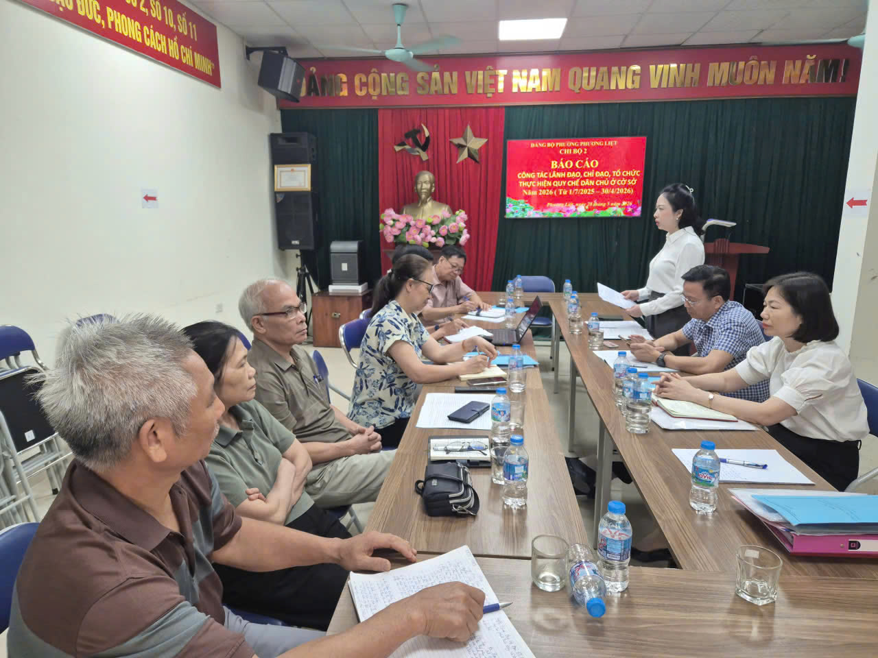 Tổ chức kiểm tra việc thực hiện quy chế dân chủ ở cơ sở trên địa bàn phường Phương Liệt năm 2026- Ảnh 2.