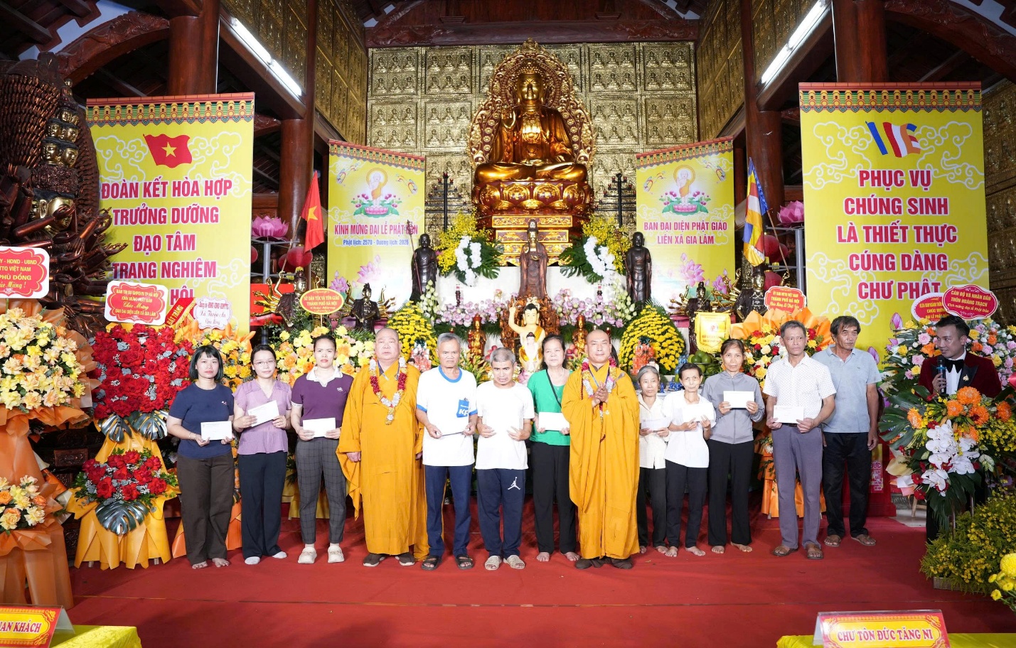 Ban Trị sự Giáo hội Phật giáo liên xã Gia Lâm long trọng tổ chức Đại lễ Phật đản Phật lịch 2570 - Dương lịch 2026- Ảnh 4.
