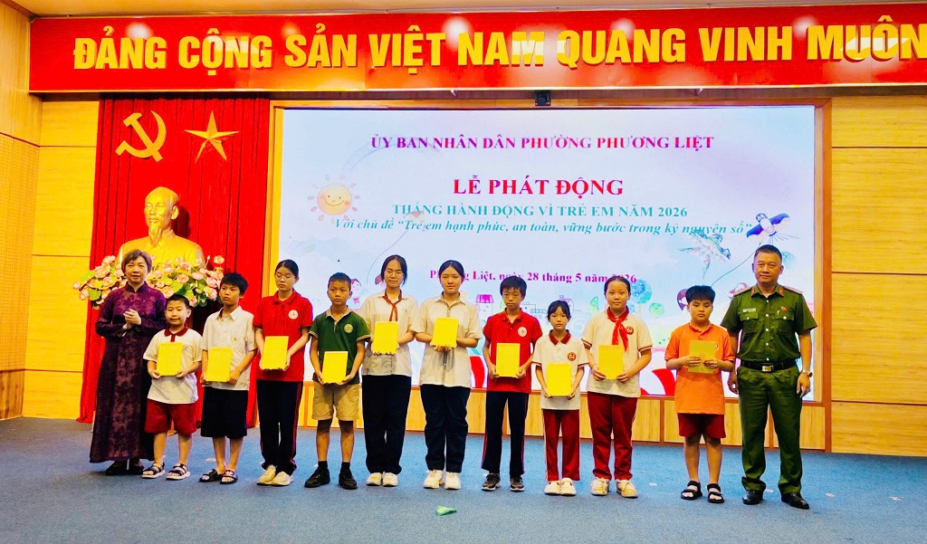 PHƯƠNG LIỆT PHÁT ĐỘNG THÁNG HÀNH ĐỘNG VÌ TRẺ EM NĂM 2026: KIẾN TẠO TƯƠNG LAI AN TOÀN, HẠNH PHÚC CHO THẾ HỆ SỐ- Ảnh 3.