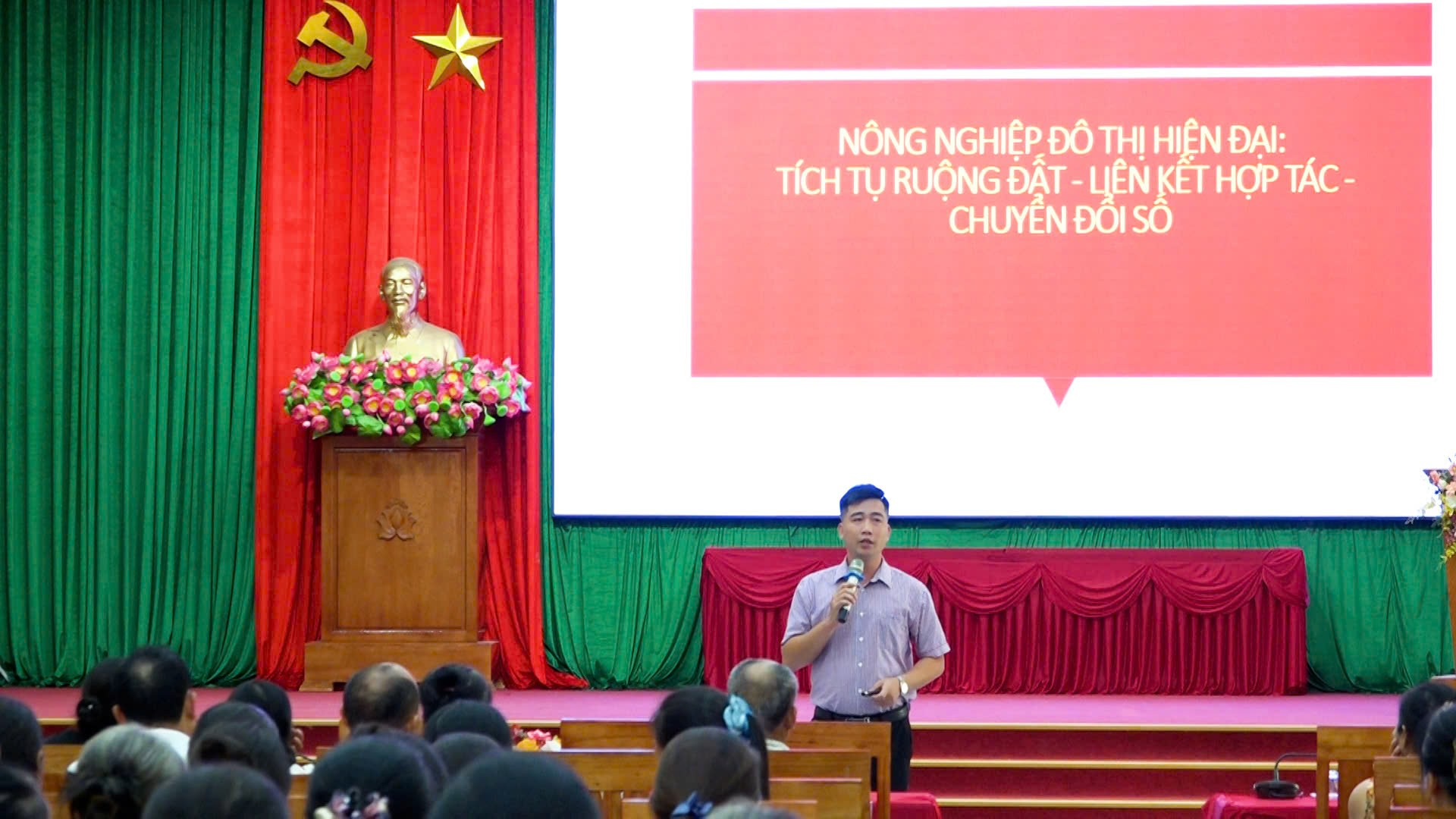 Hội Nông dân xã tập huấn về tích tụ ruộng đất cho hội viên- Ảnh 3.