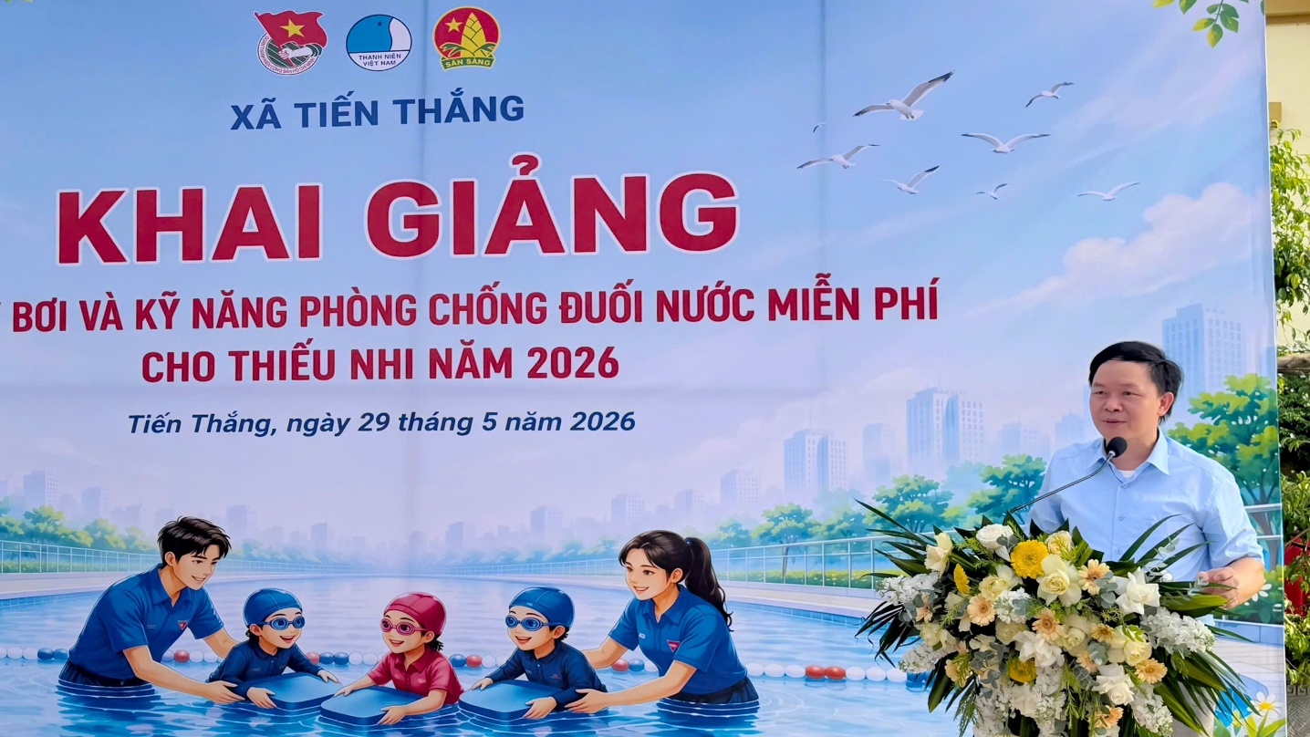 Khai giảng lớp dạy bơi và kỹ năng phòng, chống đuối nước miễn phí cho thiếu nhi hè năm 2026- Ảnh 3.