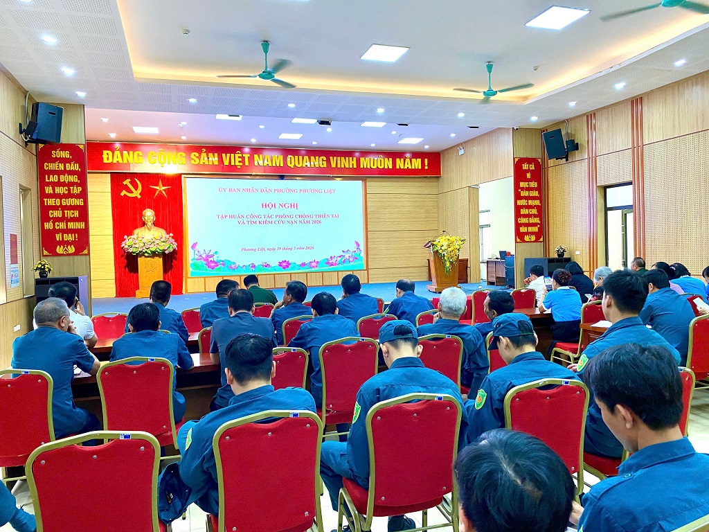 Phường Phương Liệt chủ động nâng cao năng lực và kỹ năng phòng chống thiên tai năm 2026- Ảnh 3.