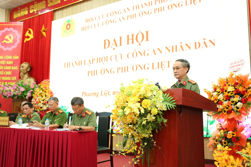 ĐẠI HỘI THÀNH LẬP HỘI CỰU CÔNG AN NHÂN DÂN PHƯỜNG PHƯƠNG LIỆT NHIỆM KỲ 2026 - 2031: ĐOÀN KẾT, GƯƠNG MẪU VÀ TRÁCH NHIỆM- Ảnh 4.