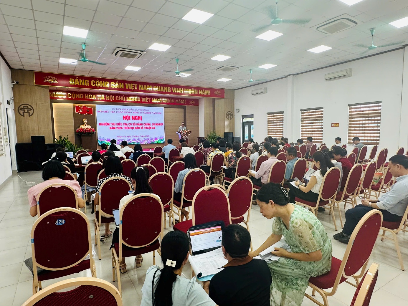 Xã Thuận An nghiệm thu kết quả cuộc Điều tra cơ sở hành chính, sự nghiệp năm 2026- Ảnh 1.