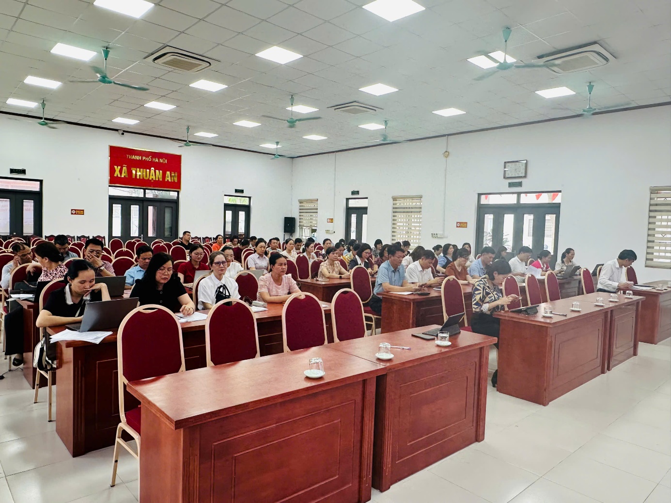 Xã Thuận An nghiệm thu kết quả cuộc Điều tra cơ sở hành chính, sự nghiệp năm 2026- Ảnh 2.