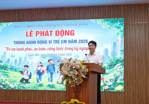 Xuân Mai: phát động Tháng hành động vì trẻ em năm 2026, trao quà cho trẻ em có hoàn cảnh khó khăn- Ảnh 6.