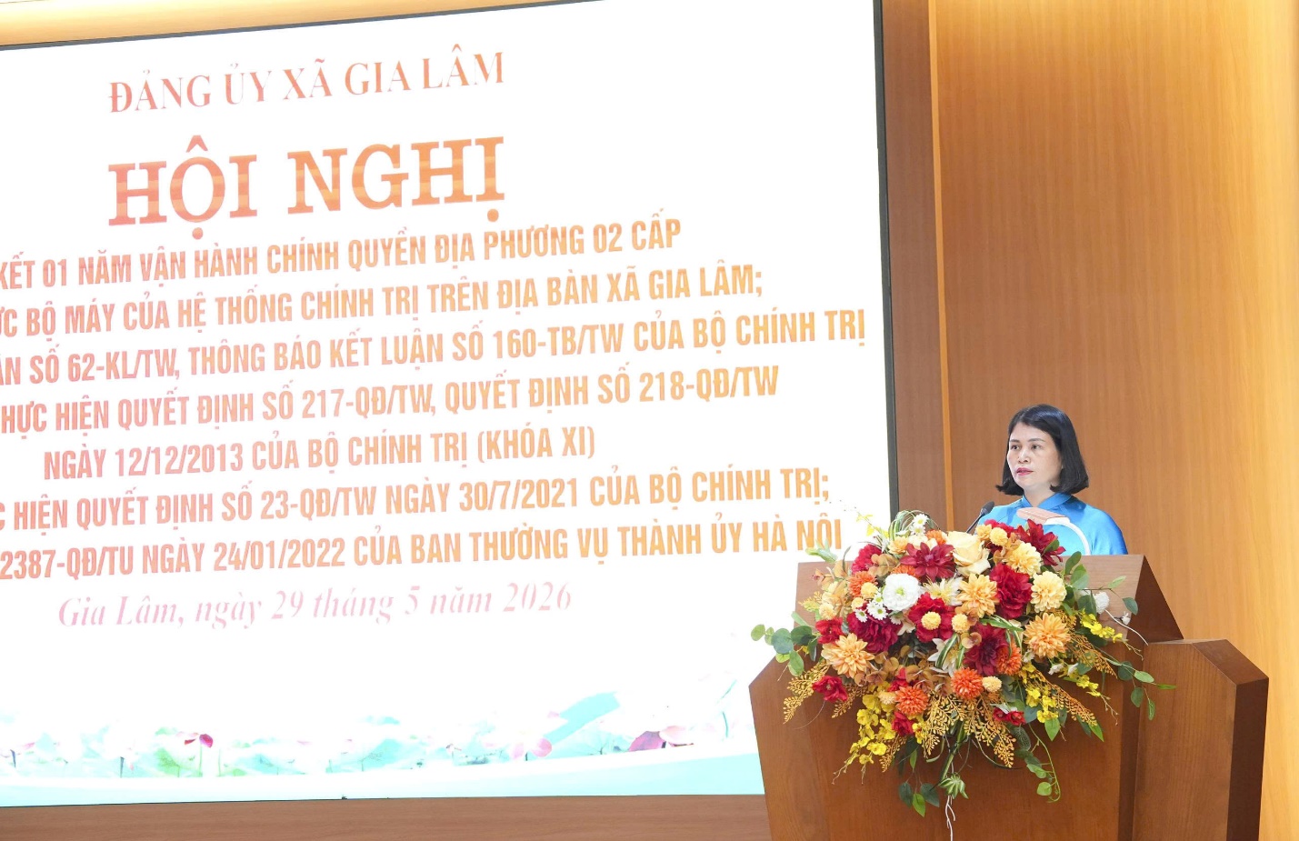 Xã Gia Lâm sơ kết 1 năm vận hành mô hình chính quyền địa phương 2 cấp- Ảnh 3.