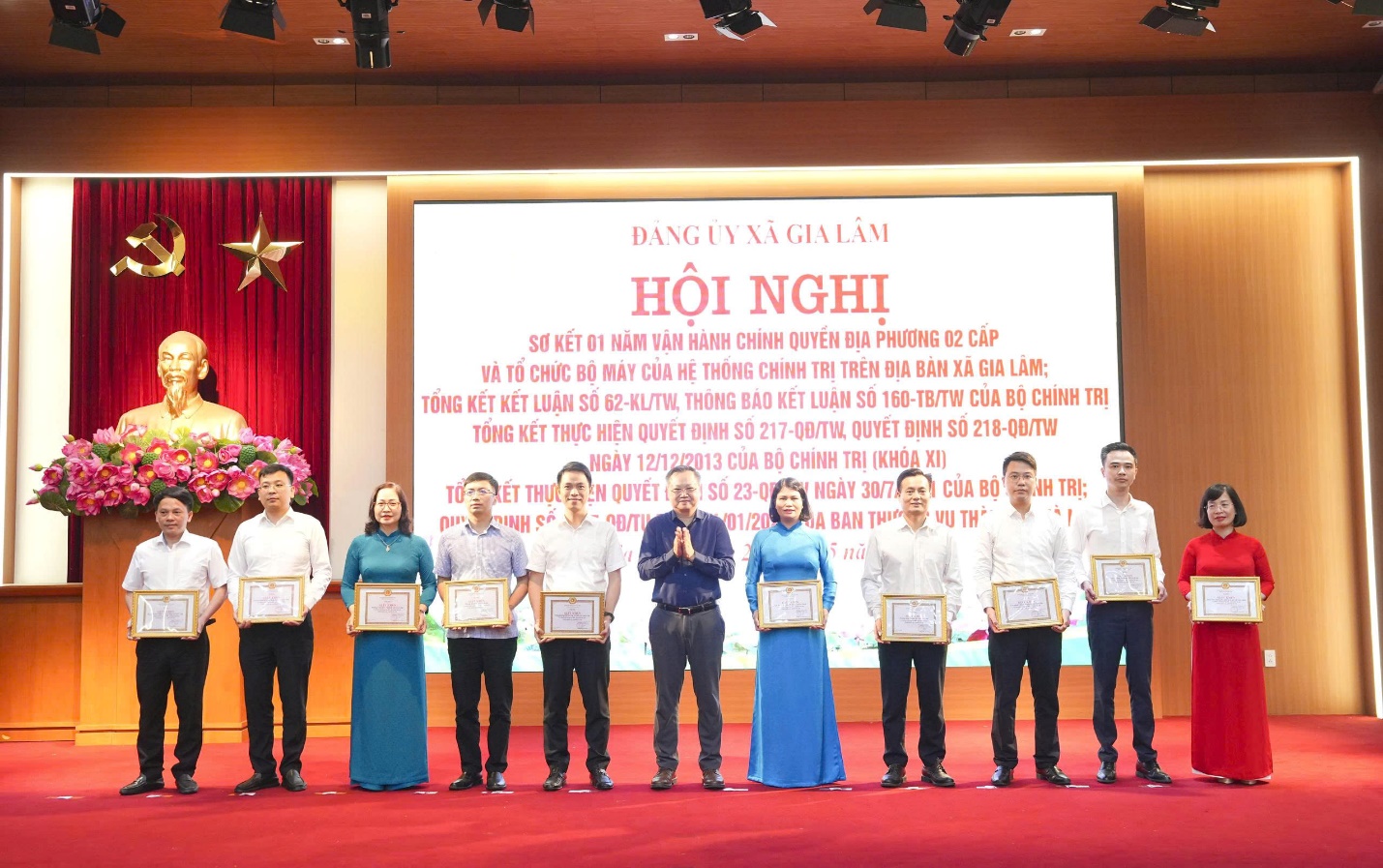 Xã Gia Lâm sơ kết 1 năm vận hành mô hình chính quyền địa phương 2 cấp- Ảnh 4.
