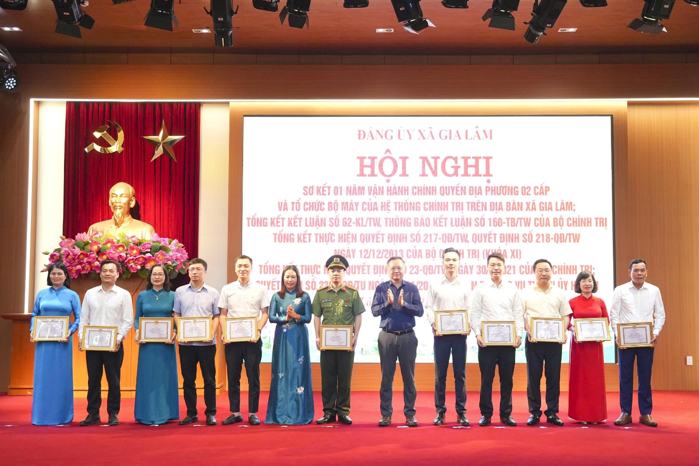 Xã Gia Lâm sơ kết 1 năm vận hành mô hình chính quyền địa phương 2 cấp- Ảnh 5.