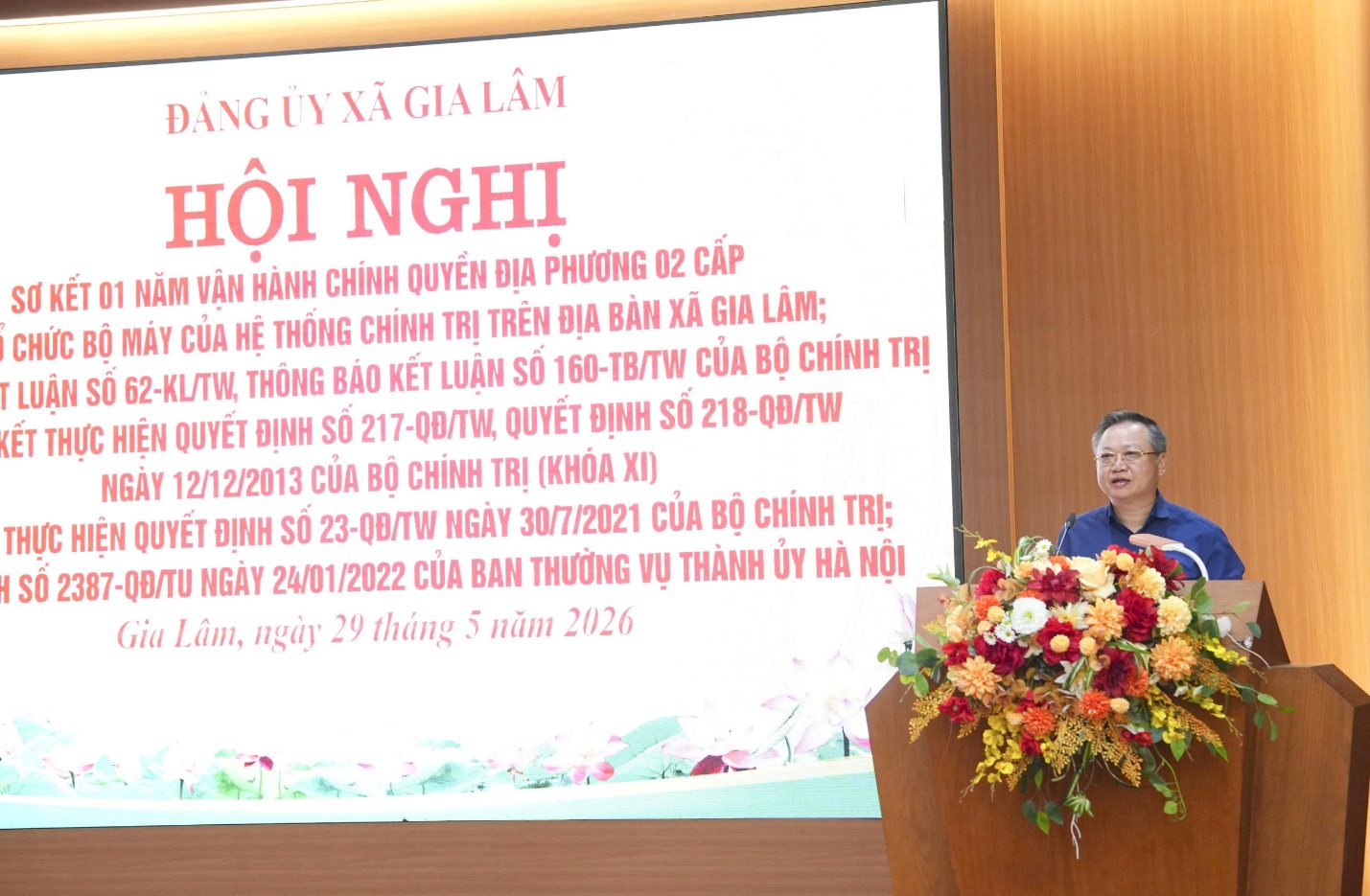 Xã Gia Lâm sơ kết 1 năm vận hành mô hình chính quyền địa phương 2 cấp- Ảnh 7.