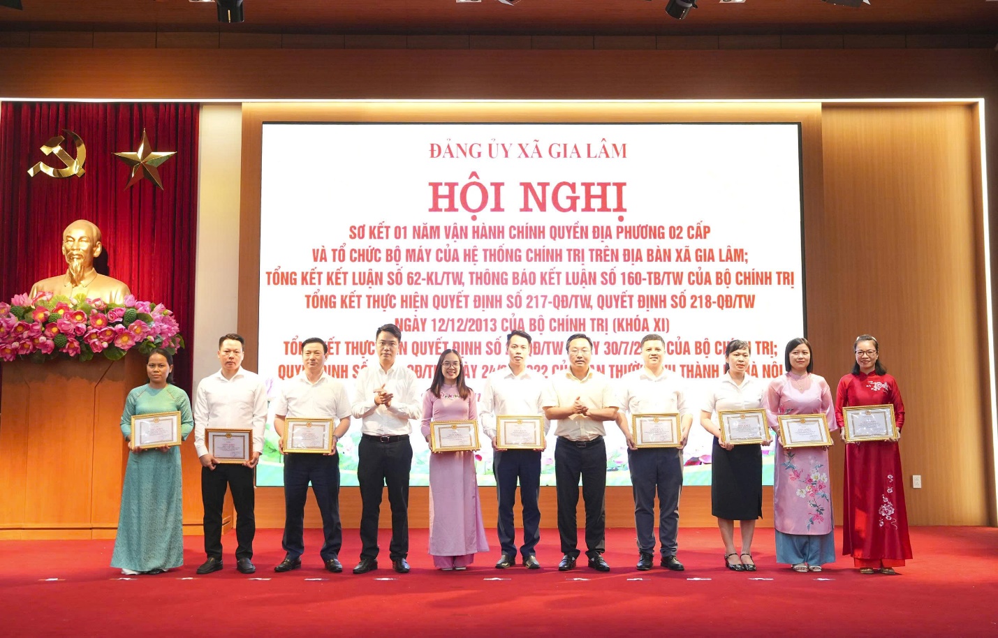 Xã Gia Lâm sơ kết 1 năm vận hành mô hình chính quyền địa phương 2 cấp- Ảnh 8.