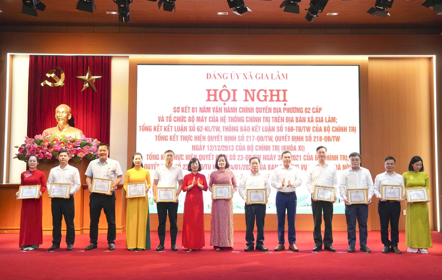 Xã Gia Lâm sơ kết 1 năm vận hành mô hình chính quyền địa phương 2 cấp- Ảnh 9.
