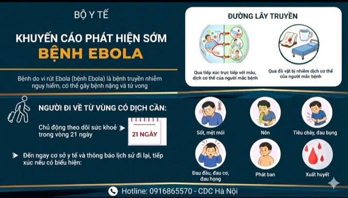 Cập nhật tình hình dịch bệnh Ebola do chủng Bundibugyo và các biện pháp phòng, chống- Ảnh 1.