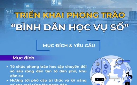 BÀI TUYÊN TRUYỀN BÌNH DÂN HỌC VỤ SỐ - NỀN TẢNG CHO SỰ PHÁT TRIỂN TRONG KỶ NGUYÊN SỐ