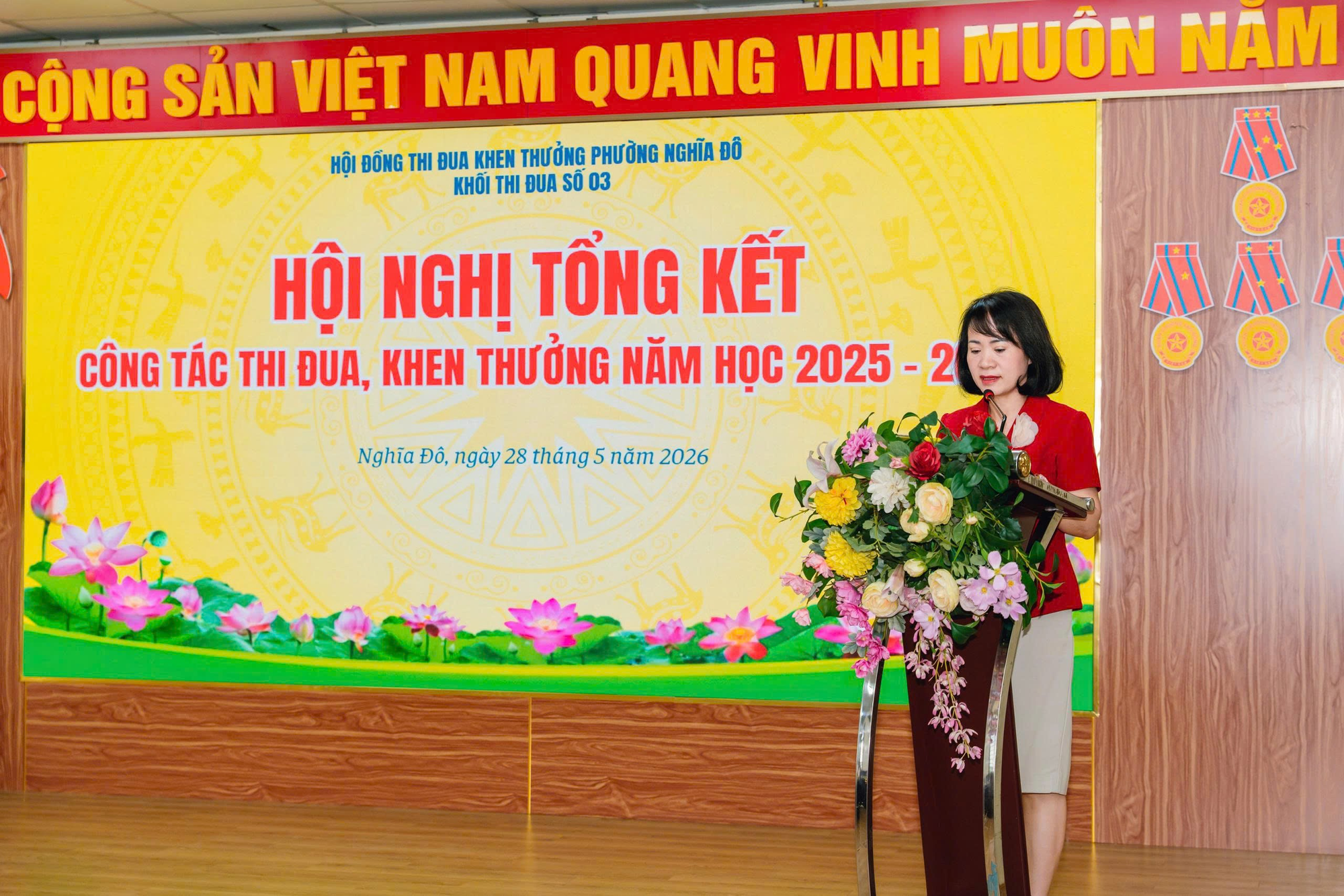 HỘI NGHỊ XÉT THI ĐUA KHEN THƯỞNG KHỐI TRƯỜNG HỌC NĂM HỌC 2025 – 2026- Ảnh 2.