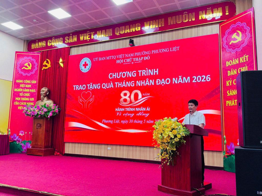 Phường Phương Liệt: Ấm áp Chương trình trao tặng quà hưởng ứng Tháng Nhân đạo năm 2026- Ảnh 2.