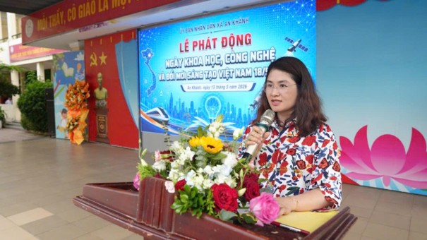 Xã An Khánh tổ chức hội nghị phát động, hưởng ứng ngày Khoa học, Công nghệ và Đổi mới sáng tạo Việt Nam (18/5) năm 2026- Ảnh 1.