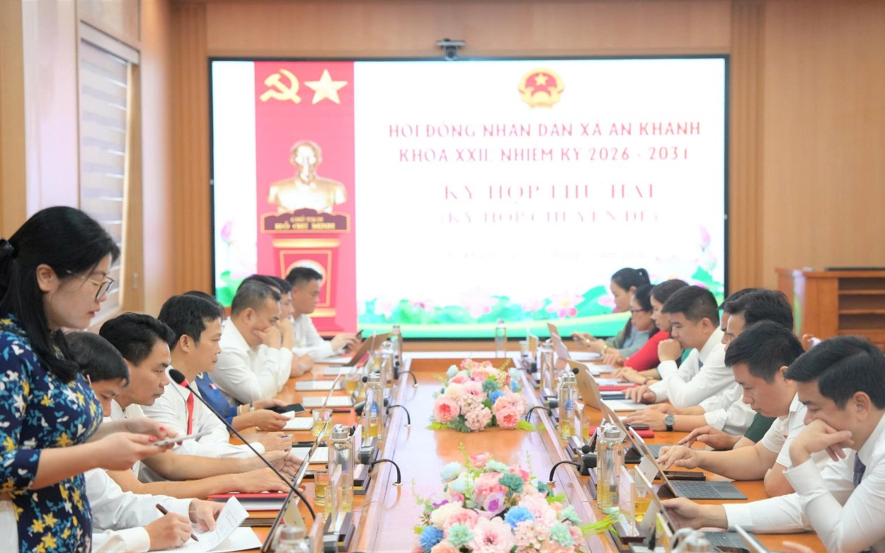 Kỳ họp thứ hai (kỳ họp chuyên đề) Hội đồng nhân dân xã An Khánh khóa XXII nhiệm kỳ 2026 - 2031