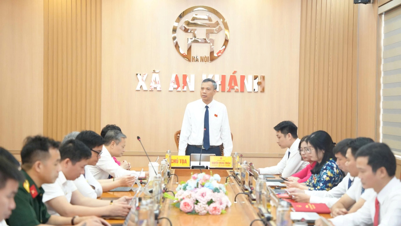 Kỳ họp thứ hai (kỳ họp chuyên đề) Hội đồng nhân dân xã An Khánh khóa XXII nhiệm kỳ 2026 - 2031- Ảnh 1.