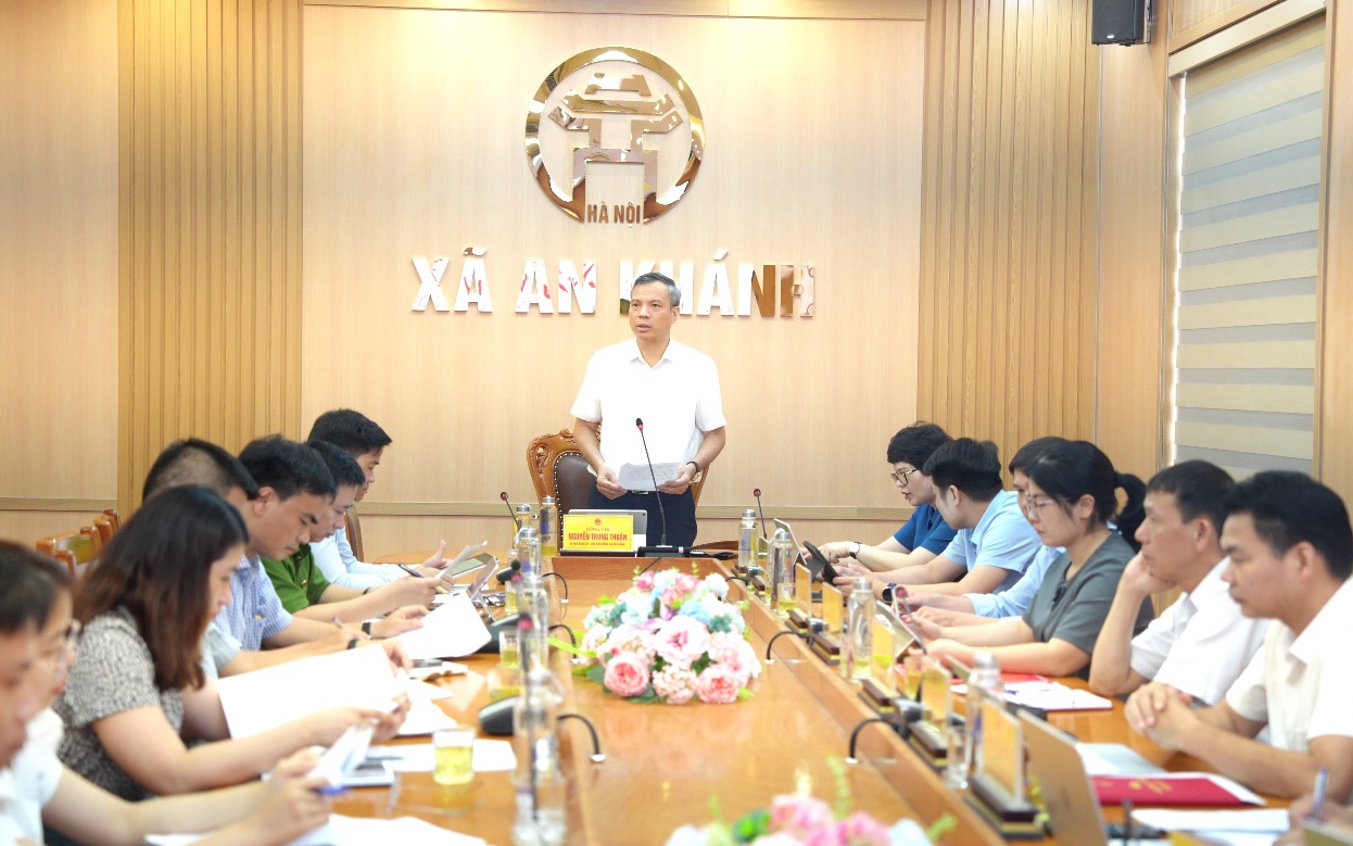 Thường trực HĐND xã An Khánh tổ chức phiên giải trình về công tác quản lý, khai thác chợ, các điểm chợ gắn với thực hiện Chỉ thị số 05 của Ban Thường vụ Đảng ủy xã