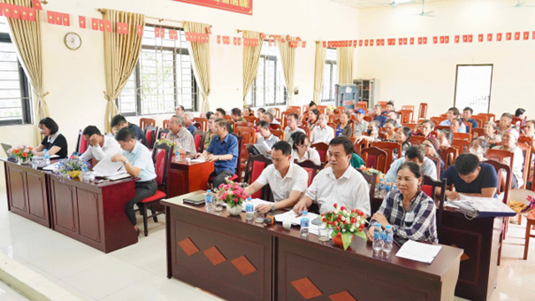Yên Lãng tổ chức hội nghị thông tin dự án tái định cư phục vụ giải phóng mặt bằng- Ảnh 1.