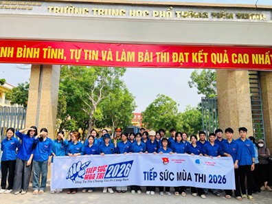 TUỔI TRẺ YÊN LÃNG ĐỒNG HÀNH CÙNG SĨ TỬ TRONG KỲ THI TUYỂN SINH VÀO LỚP 10 NĂM HỌC 2026 - 2027- Ảnh 1.