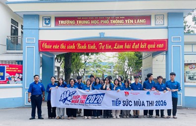 TUỔI TRẺ YÊN LÃNG ĐỒNG HÀNH CÙNG SĨ TỬ TRONG KỲ THI TUYỂN SINH VÀO LỚP 10 NĂM HỌC 2026 - 2027- Ảnh 2.