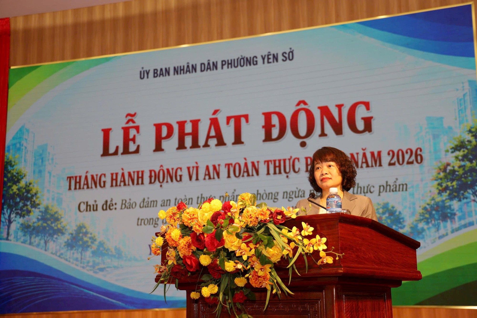 UBND phường Yên Sở phát động Tháng hành động vì An toàn thực phẩm năm 2026- Ảnh 1.