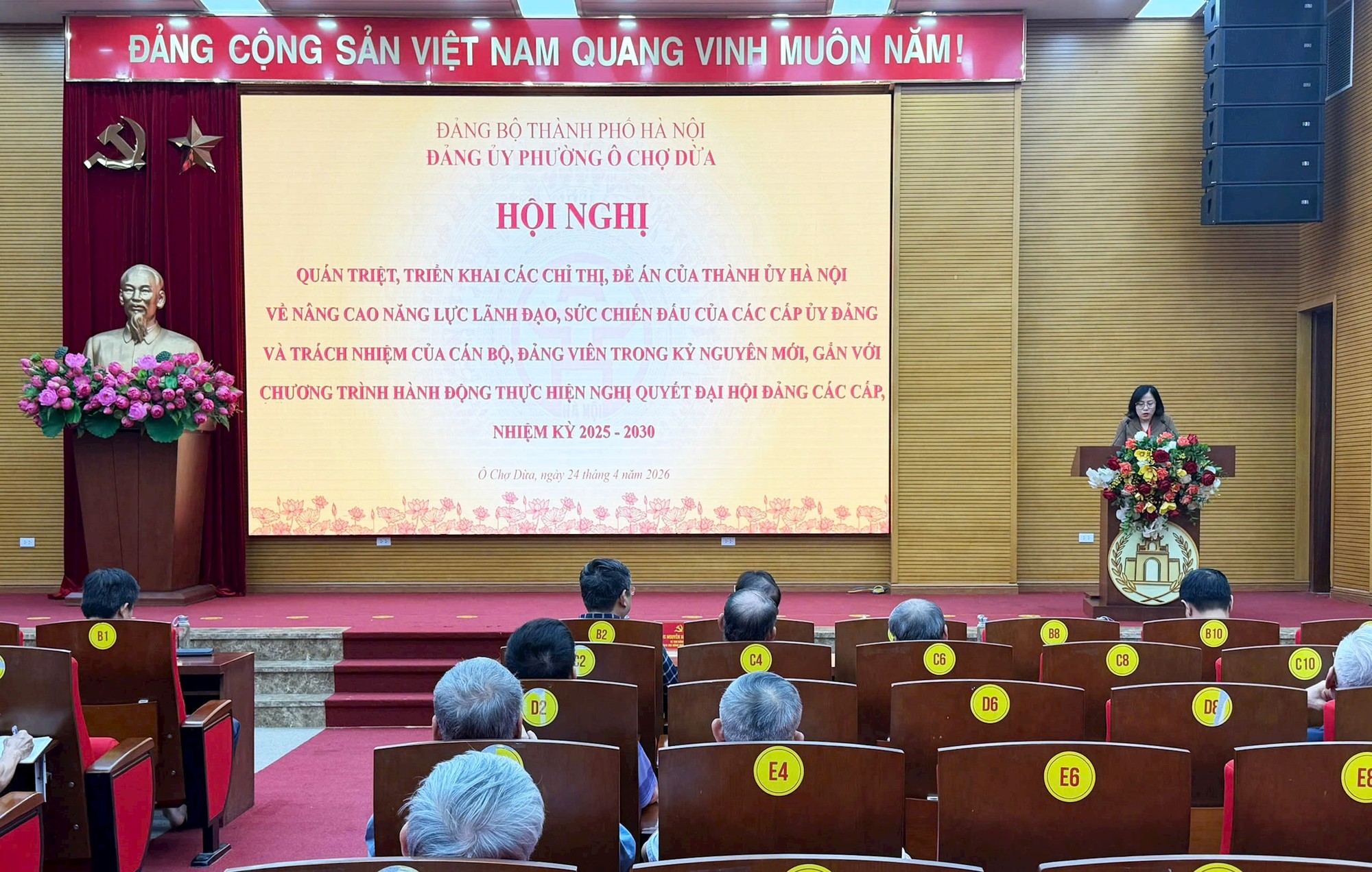Phường Ô Chợ Dừa quán triệt Chỉ thị 09-CT/TU, Đề án 05-ĐA/TU của Thành ủy Hà Nội- Ảnh 1.
