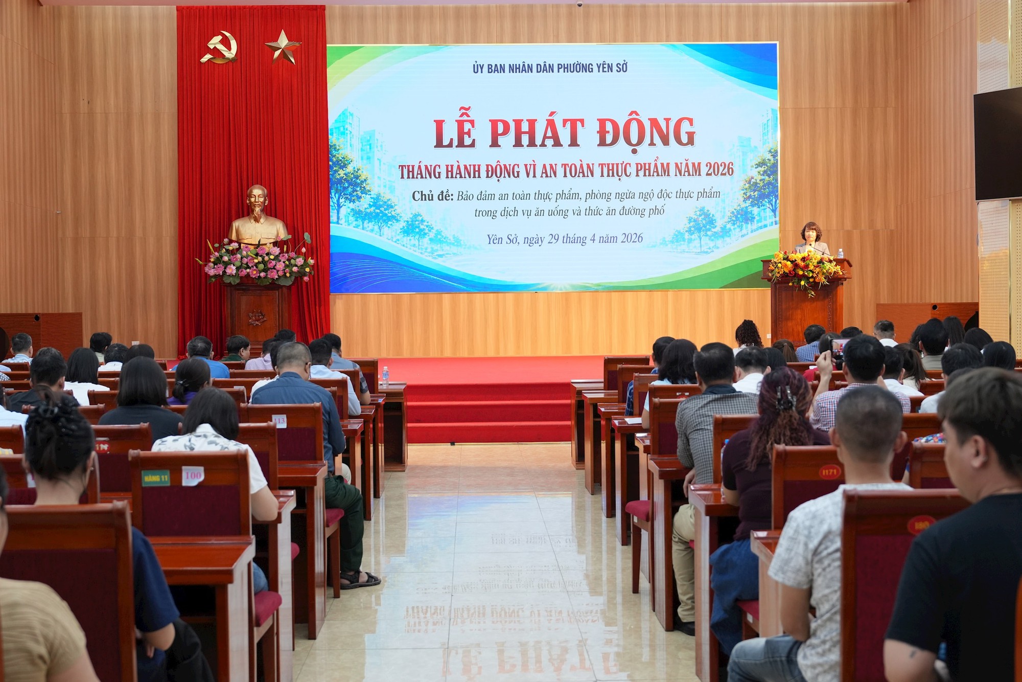 UBND phường Yên Sở phát động Tháng hành động vì An toàn thực phẩm năm 2026- Ảnh 3.