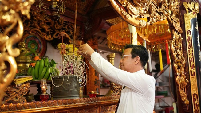 Lễ đón nhận bằng xếp hạng di tích cấp Thành phố Quán Tổng và Đình thôn Nhuệ- Ảnh 3.
