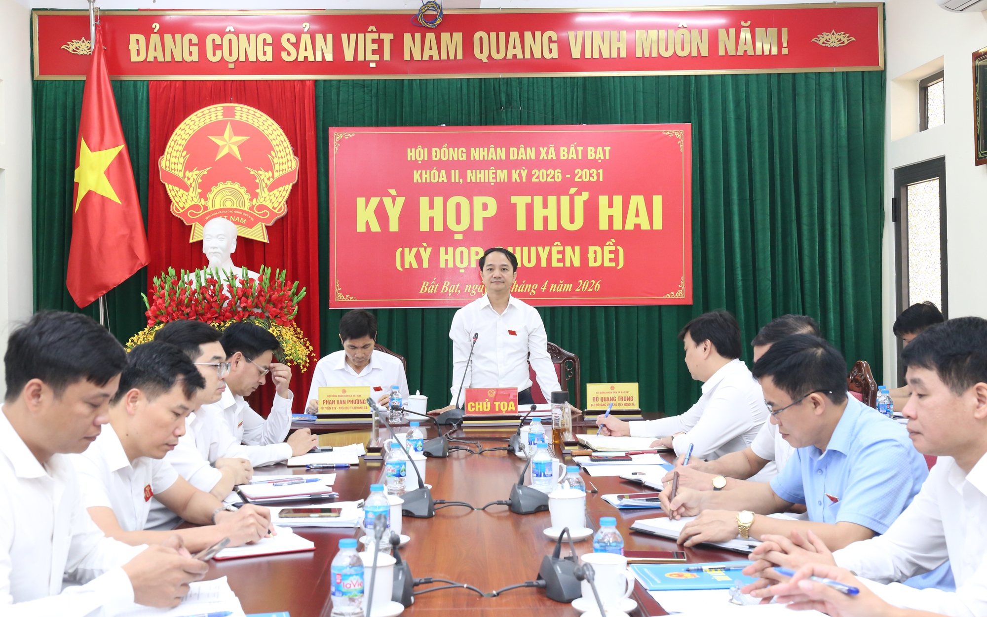 Kỳ họp thứ 2 (Kỳ họp chuyên đề) HĐND xã Bất Bạt, nhiệm kỳ 2026 - 2031 xem xét, quyết định một số nội dung quan trọng thuộc thẩm quyền.