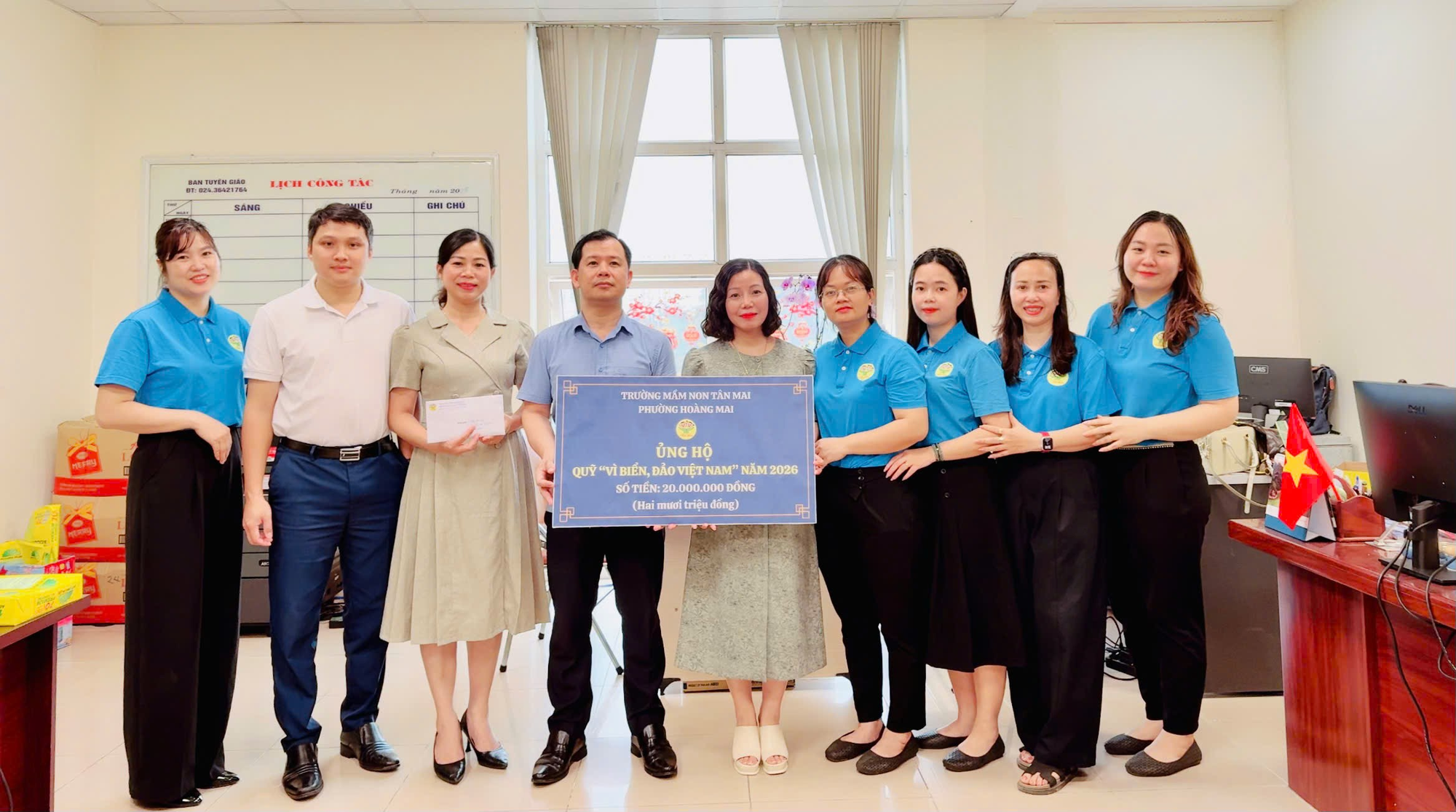 TRƯỜNG MẦM NON TÂN MAI LAN TỎA NGHĨA TÌNH –
CHUNG TAY ỦNG HỘ QUỸ "VÌ BIỂN ĐẢO VIỆT NAM" NĂM 2026- Ảnh 2.