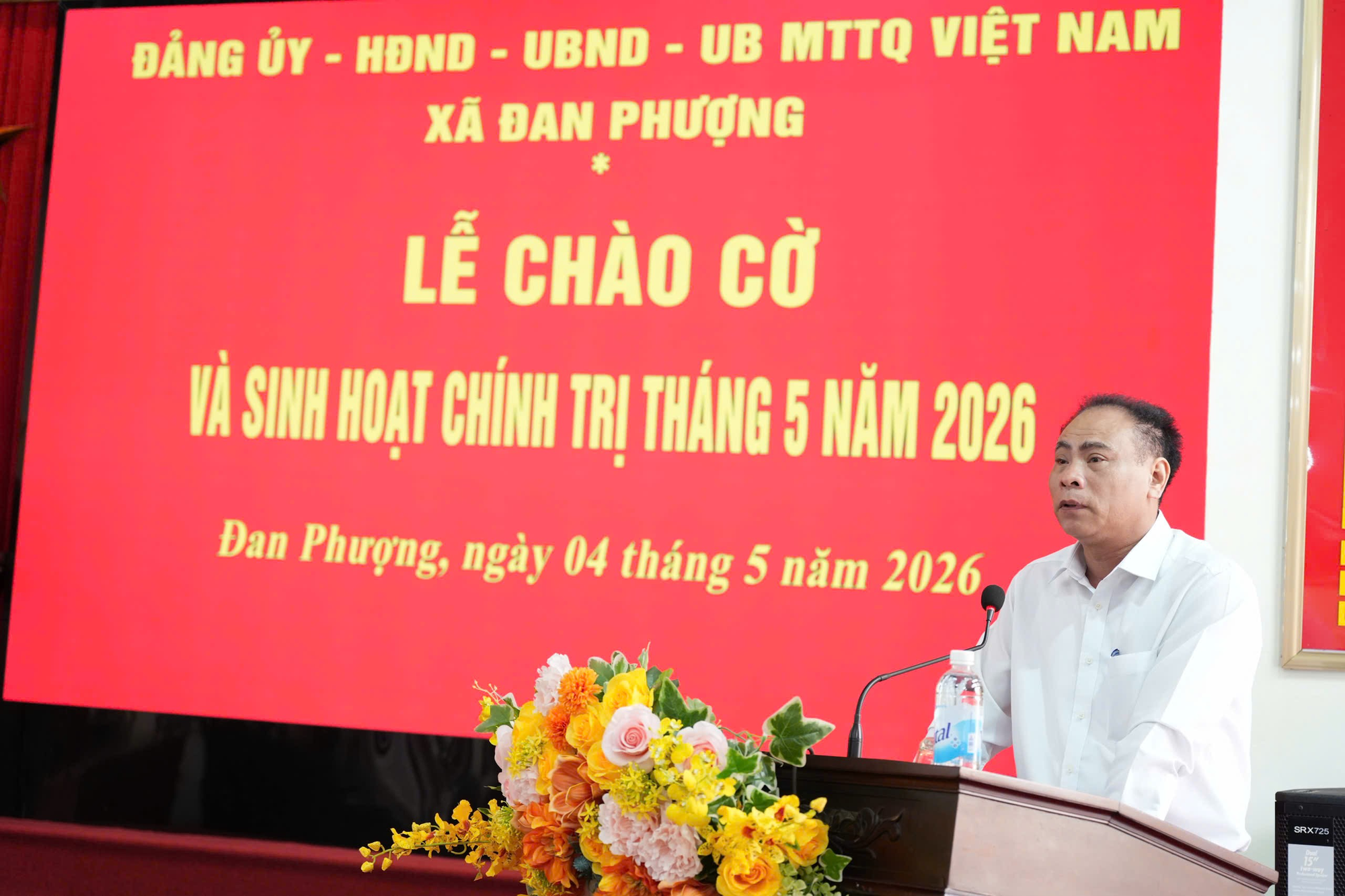 Lễ chào cờ và sinh hoạt chính trị tháng 5.- Ảnh 3.
