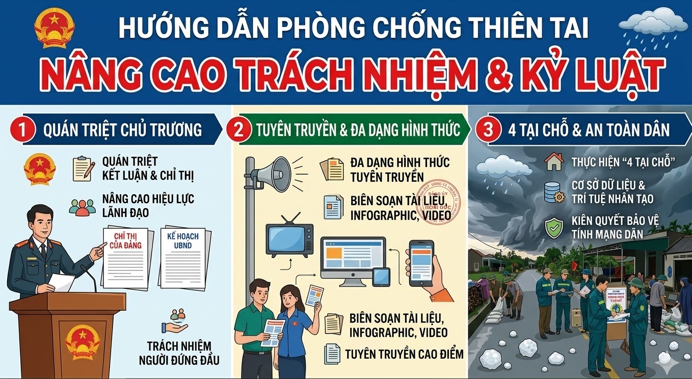 NÂNG CAO NHẬN THỨC VÀ TRÁCH NHIỆM TRONG CÔNG TÁC PHÒNG NGỪA, ỨNG PHÓ THIÊN TAI TẠI XÃ HOÀI ĐỨC- Ảnh 1.