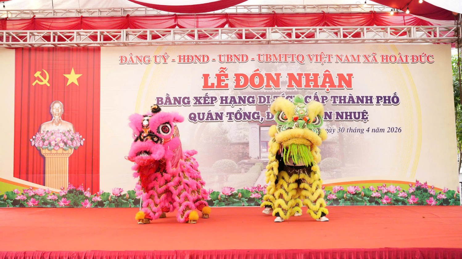 Lễ đón nhận bằng xếp hạng di tích cấp Thành phố Quán Tổng và Đình thôn Nhuệ- Ảnh 8.