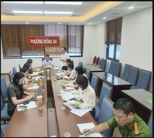 Phiên họp thứ nhất Ban đại diện Hội đồng quản trị Ngân hàng Chính sách xã hội phường Đống Đa năm 2026- Ảnh 1.