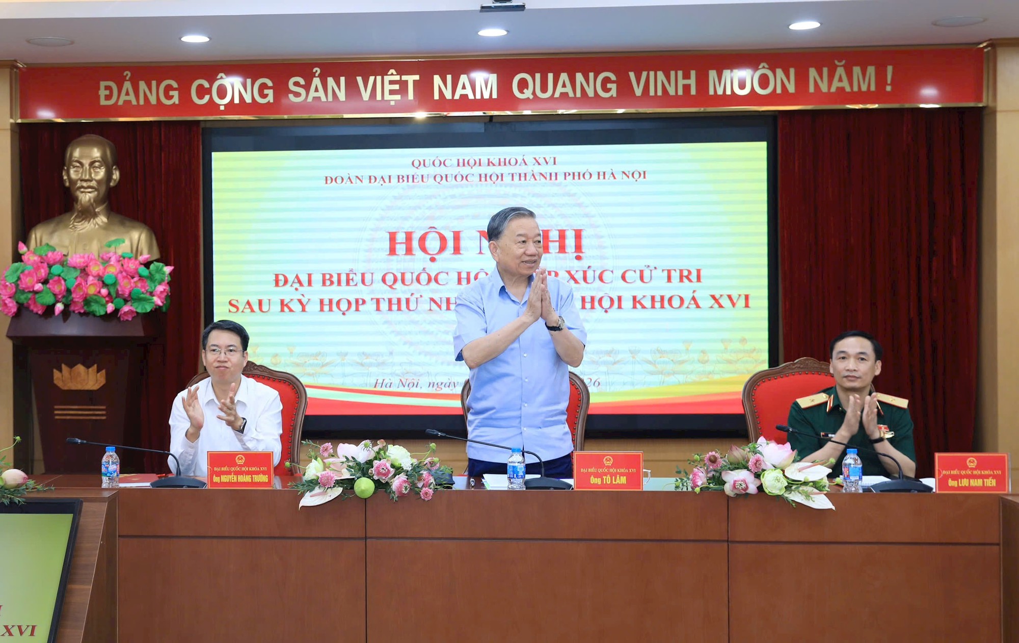 Tổng Bí thư, Chủ tịch nước Tô Lâm: Mỗi bước phát triển của Hà Nội có sức lan tỏa đối với cả nước- Ảnh 1.