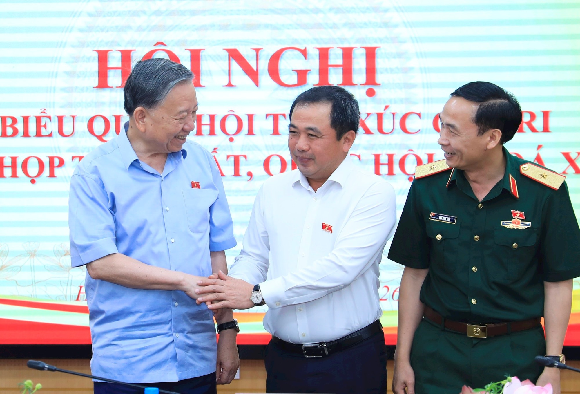 Tổng Bí thư, Chủ tịch nước Tô Lâm tiếp xúc cử tri Hà Nội- Ảnh 1.
