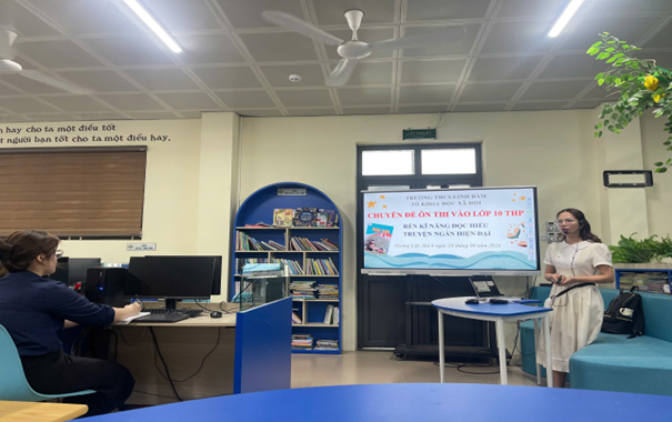 Tăng tốc trước giờ G - trường THCS Linh Đàm tổ chức Chuyên đề ôn thi vào lớp 10 THPT môn Ngữ văn - Ảnh 1.