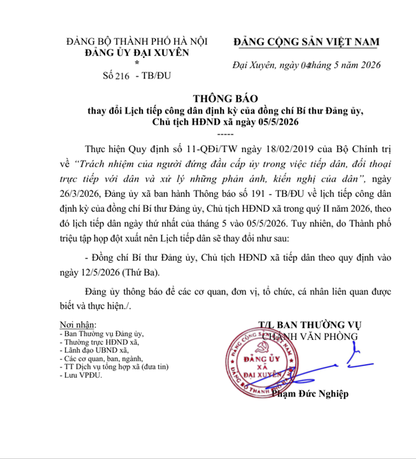 THÔNG BÁO - Ảnh 1.