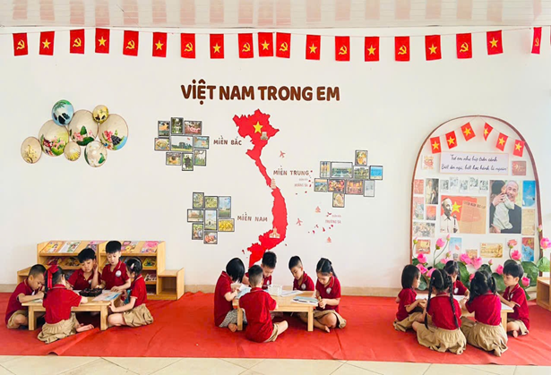 Trường Mầm non Họa Mi tổ chức “Ngày hội sách - Nơi ươm mầm tri thức”- Ảnh 13.