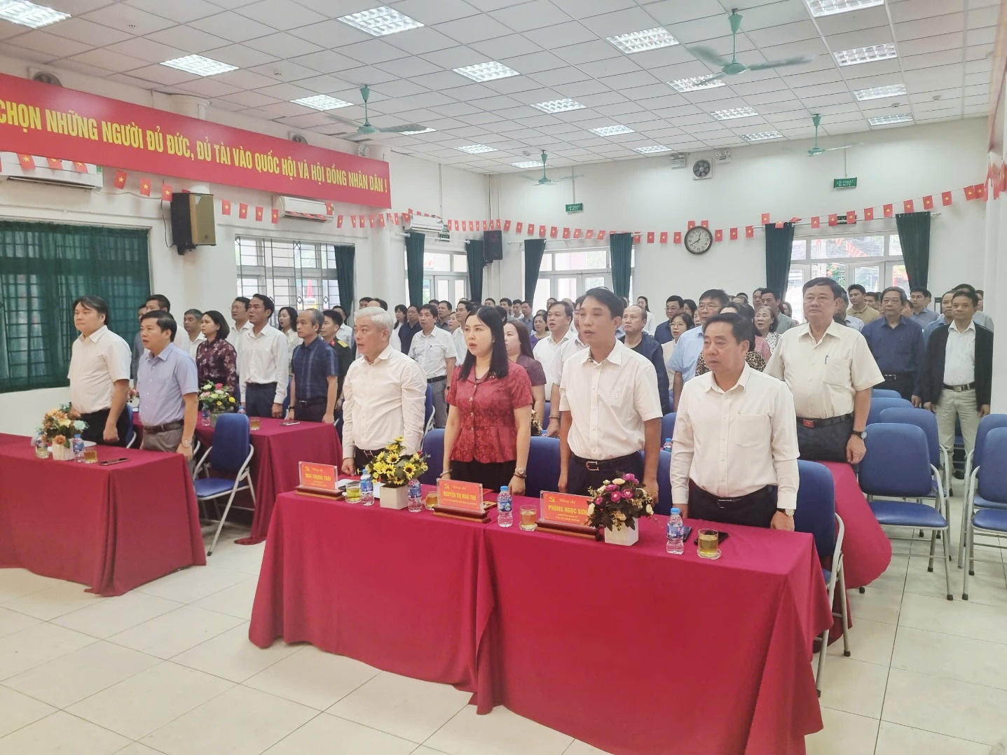 Phường Đại Mỗ tổ chức Lễ Chào cờ, sinh hoạt dưới cờ tháng 5 năm 2026- Ảnh 1.