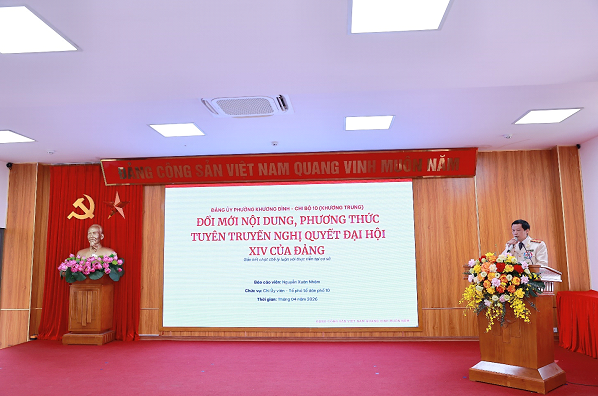 Phường Khương Đình tổ chức sôi nổi Vòng Sơ khảo Hội thi Báo cáo viên, tuyên truyền viên giỏi năm 2026- Ảnh 11.